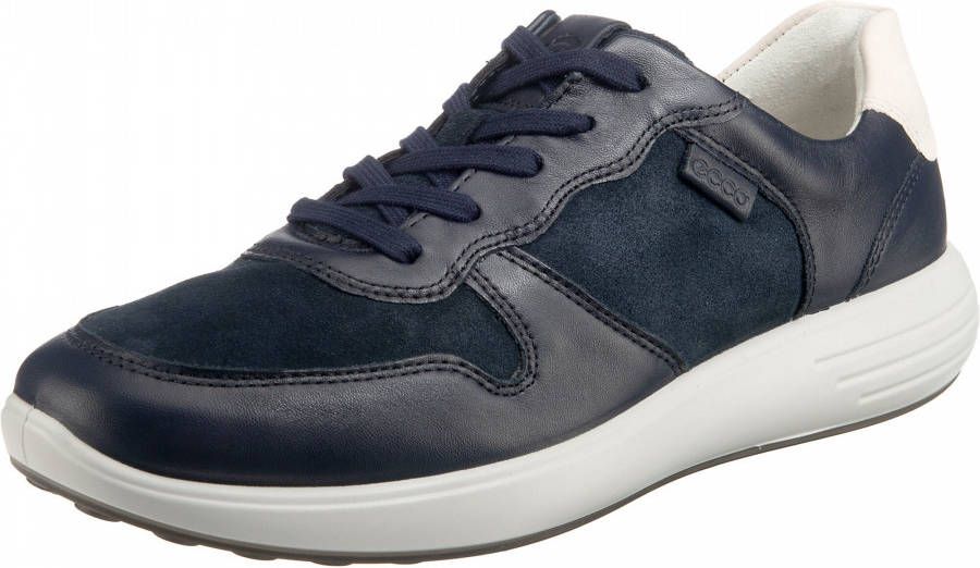 ECCO Soft 7 Runner Heren Sneaker Blauw