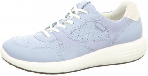 ECCO Soft 7 Runner Dames Sneaker Blauw - Schoenen.nl