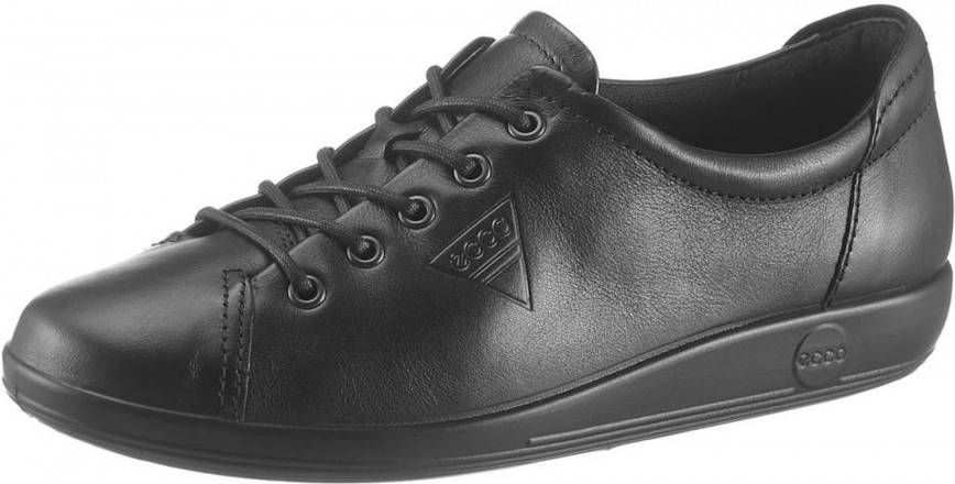 Ecco Veterschoenen Soft 2.0 vrijetijdsschoen lage schoen veterschoen met subtiele logo-opdruk - Foto 19