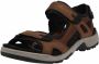 ECCO Offroad Yucatan Sandal Sandalen bruin zwart - Thumbnail 3