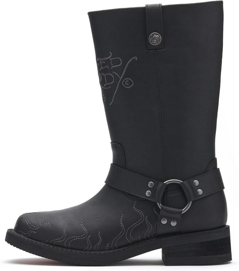 Ed Hardy Boots grijs zwart