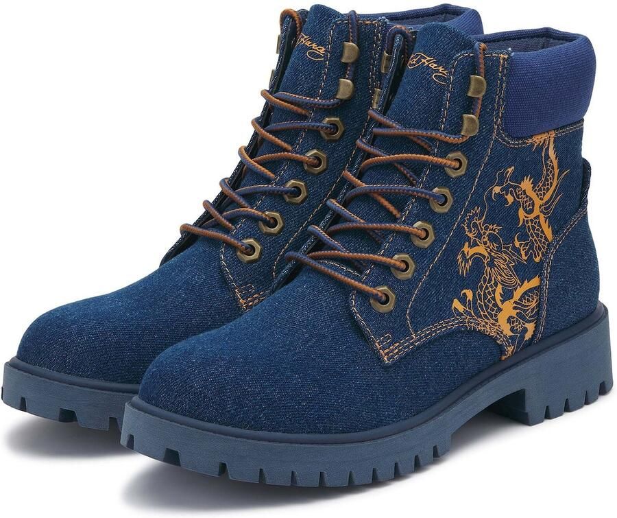 Ed Hardy Boots indigo - Foto 2