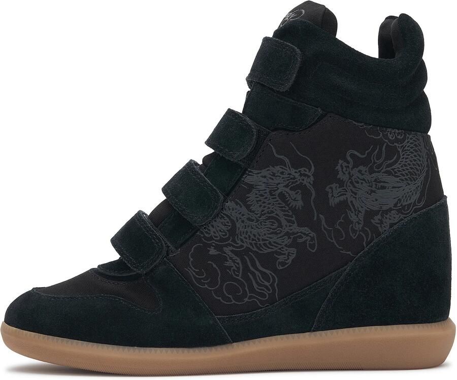 Ed Hardy Sneakers hoog zwart