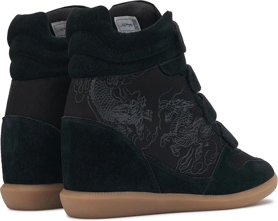 Ed Hardy Sneakers hoog zwart - Foto 3