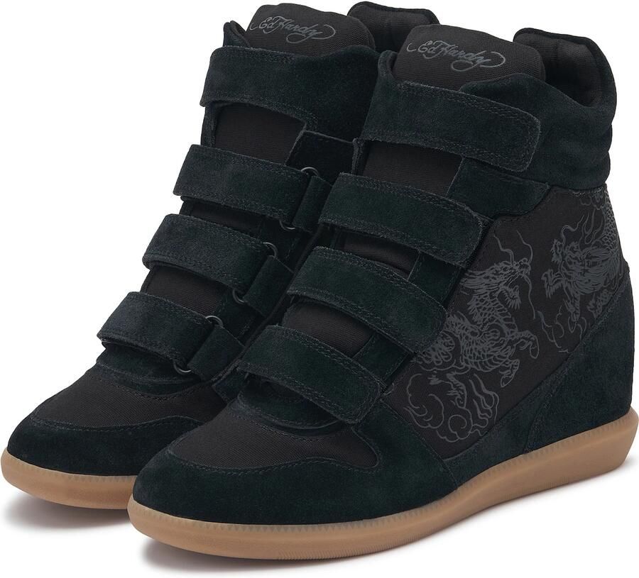 Ed Hardy Sneakers hoog zwart - Foto 2