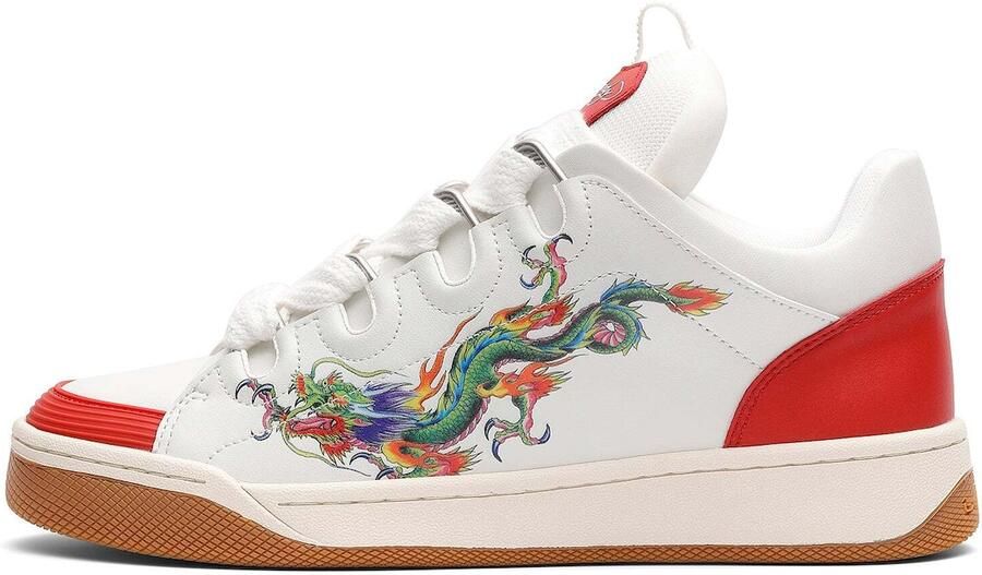 Ed Hardy Sneakers laag blauw groen rood wit