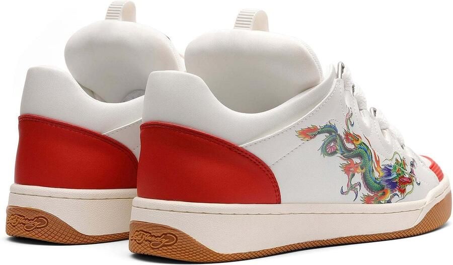 Ed Hardy Sneakers laag blauw groen rood wit - Foto 4