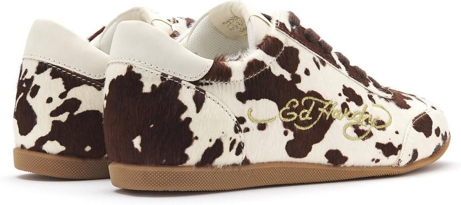 Ed Hardy Sneakers laag bruin goud wit - Foto 6