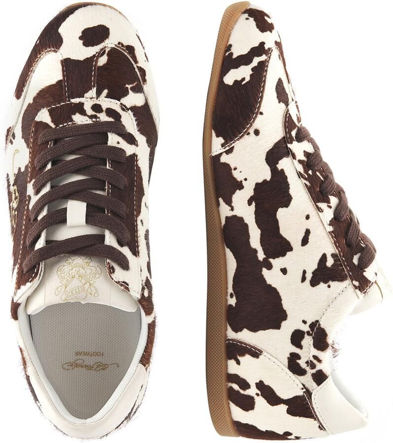 Ed Hardy Sneakers laag bruin goud wit - Foto 2