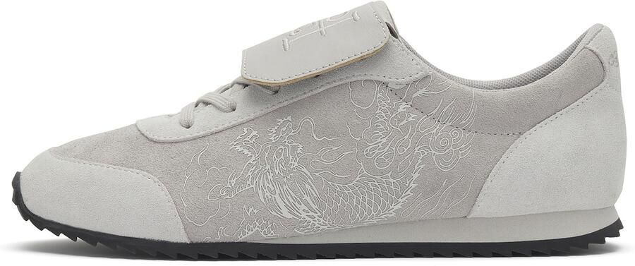 Ed Hardy Sneakers laag 'Crawling Dragon' grijs