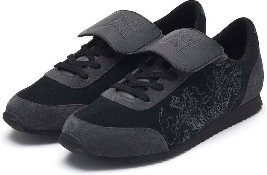Ed Hardy Sneakers laag 'Crawling Dragon' zwart - Foto 3