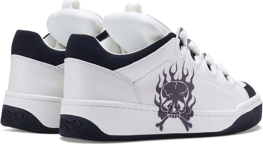 Ed Hardy Sneakers laag 'Flaming Skull' navy wit - Foto 5