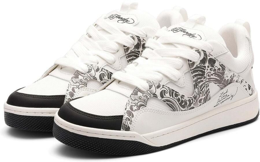 Ed Hardy Sneakers laag grafiet offwhite - Foto 3