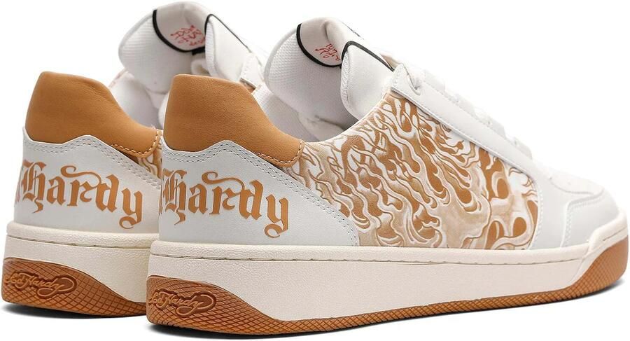 Ed Hardy Sneakers laag oranje wit - Foto 4