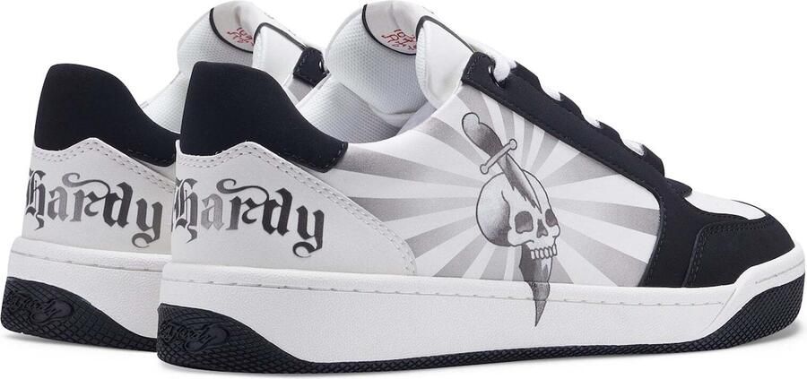 Ed Hardy Sneakers laag 'Skull Dagger' zwart wit - Foto 5