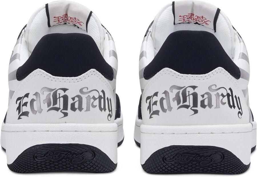 Ed Hardy Sneakers laag 'Skull Dagger' zwart wit - Foto 4