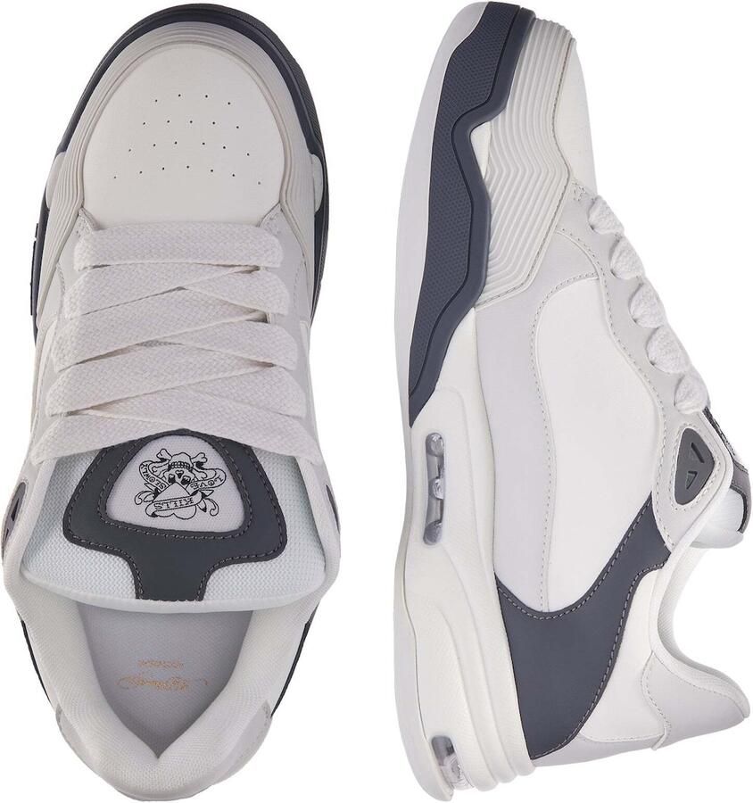 Ed Hardy Sneakers laag 'Soaring Eagle' grijs antraciet wit - Foto 2