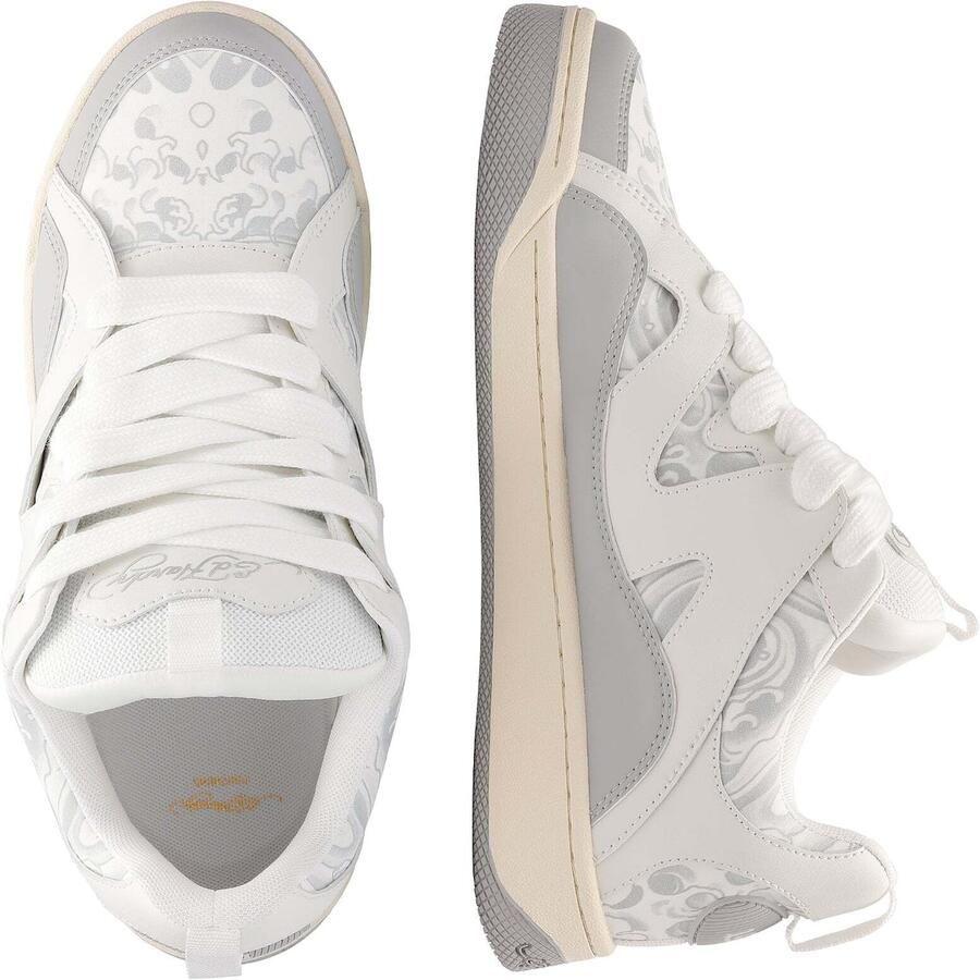 Ed Hardy Sneakers laag 'Wave Over' grijs rood wit - Foto 2