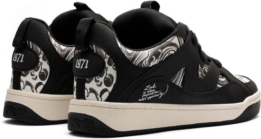 Ed Hardy Sneakers laag zwart wit - Foto 4