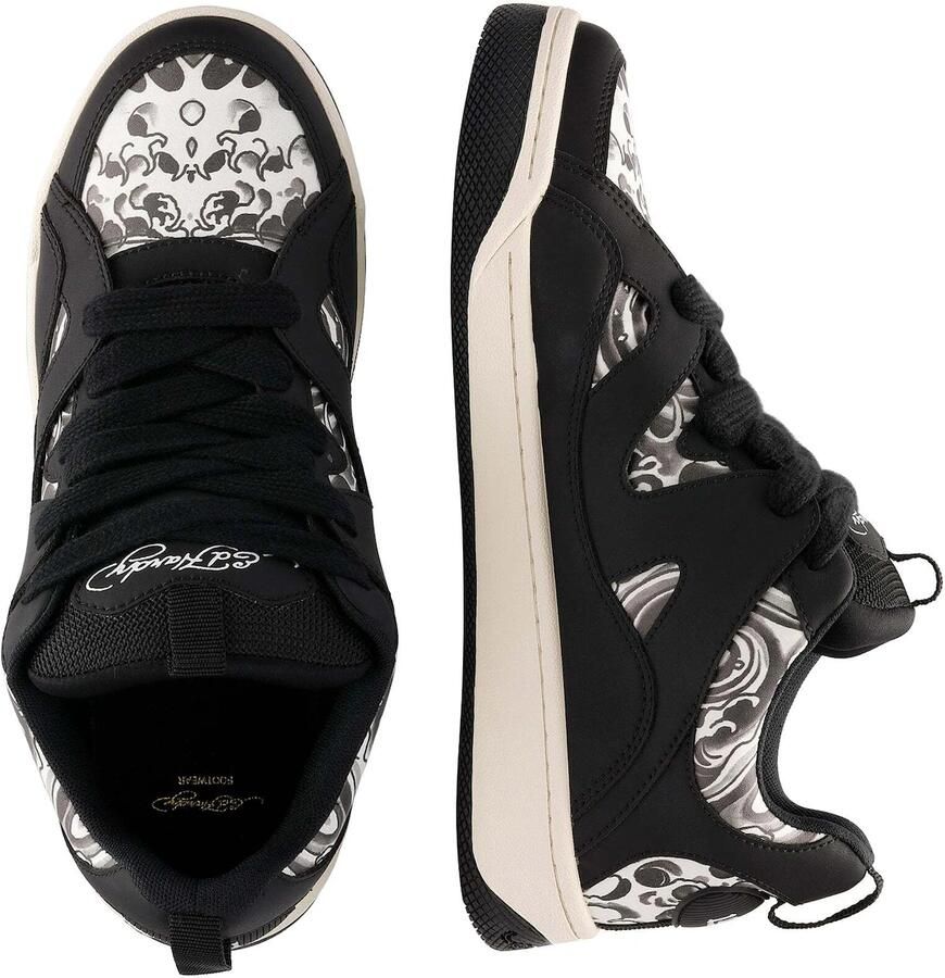 Ed Hardy Sneakers laag zwart wit - Foto 2
