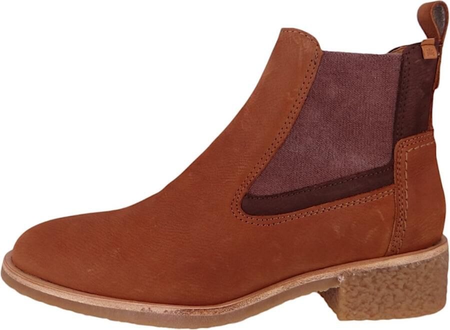 EL NATURALISTA Chelsea boots 'Irati' kastanjebruin cognac donkerbruin