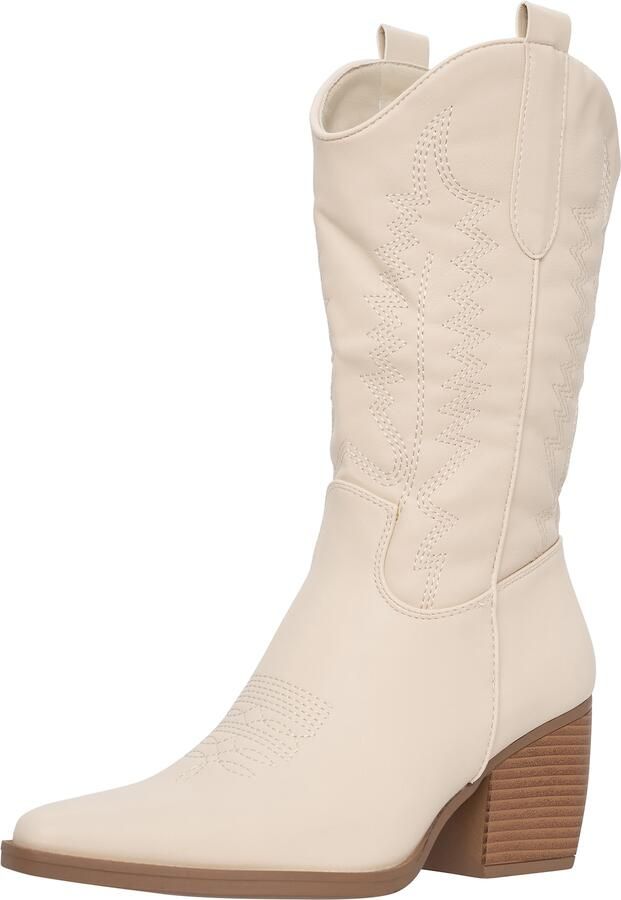 Elara Cowboylaarzen beige