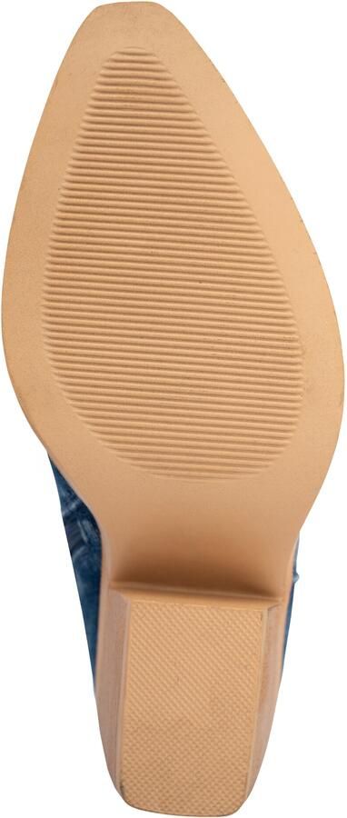Elara Cowboylaarzen donkerbeige donkerblauw - Foto 3