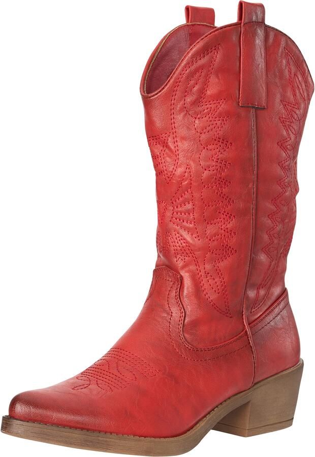 Elara Cowboylaarzen rood - Foto 3