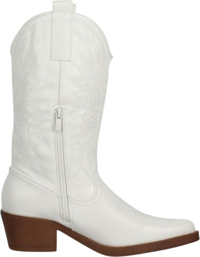 Elara Cowboylaarzen wit