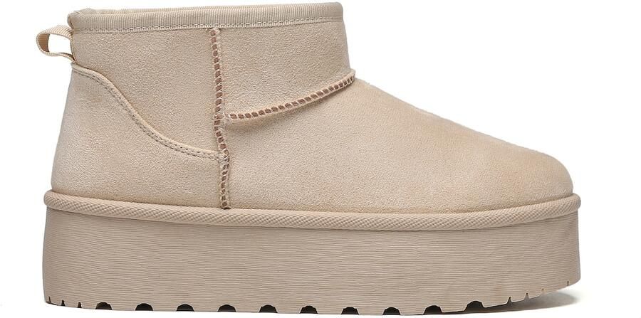 Elara Enkellaarsjes beige - Foto 2