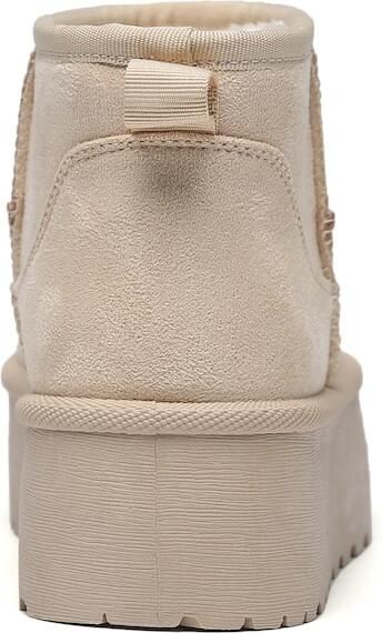 Elara Enkellaarsjes beige - Foto 3