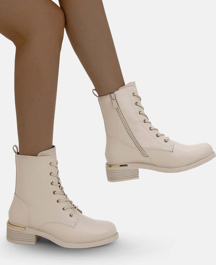 Elara Veterlaarsjes beige - Foto 6