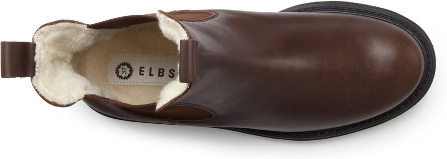 Elbsand Laarsjes Chelsea-boots Laarzen boots winterlaarzen instaplaarzen van leer met warme voering - Foto 5