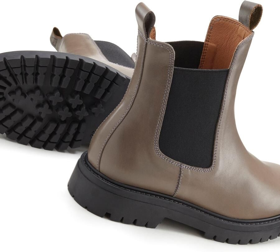 Elbsand Laarsjes Chelsea laarzen instaplaarzen bikerboots van leer - Foto 4