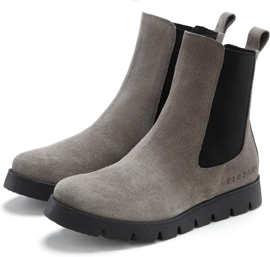 Elbsand Laarsjes Chelsea-boots Instaplaarzen bikerboots laarzen boots van leer - Foto 3