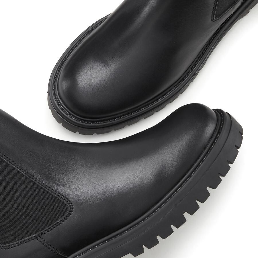 Elbsand Laarsjes Chelsea laarzen instaplaarzen bikerboots van leer - Foto 2