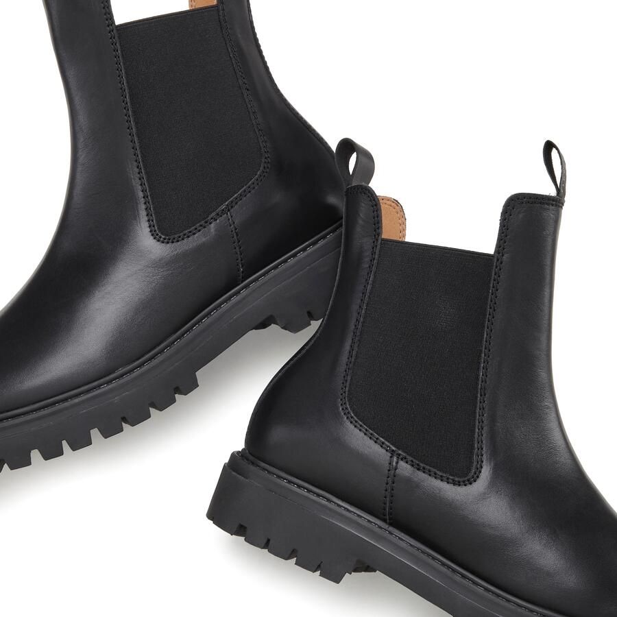 Elbsand Laarsjes Chelsea laarzen instaplaarzen bikerboots van leer - Foto 3