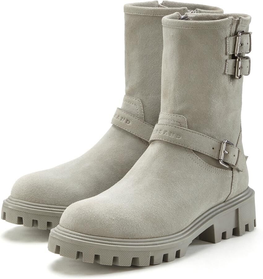 Elbsand Laarsjes van leer met trendy decoratieve gespen laarzen boots - Foto 4