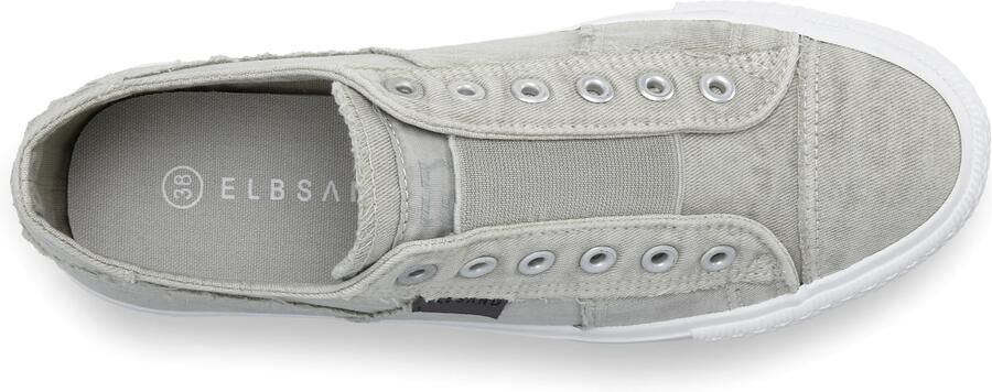 Elbsand Sneakers Halfschoen slippers vrijetijdsschoen van textiel om in te stappen met elastische inzet - Foto 6