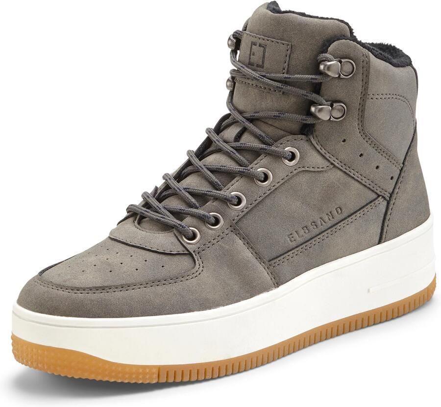 Elbsand Sneakers met knuffelig warm voering vrijetijdsschoen lage schoen high top sneaker