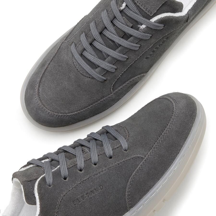 Elbsand Sneakers Veterschoen vrijetijdsschoen van leer met frotté binnenvoering - Foto 2