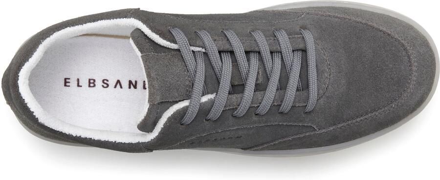 Elbsand Sneakers Veterschoen vrijetijdsschoen van leer met frotté binnenvoering - Foto 5