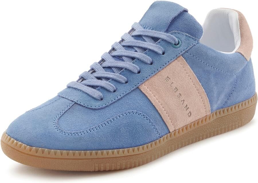 Elbsand Sneakers Vrijetijdsschoen veterschoen Retro sneaker leren schoen veterschoen lage schoen van leer unisex