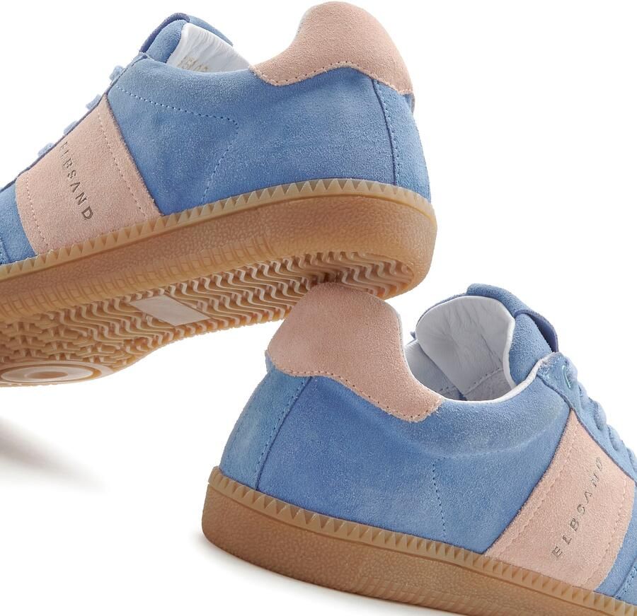 Elbsand Sneakers Vrijetijdsschoen veterschoen Retro sneaker leren schoen veterschoen lage schoen van leer unisex - Foto 2