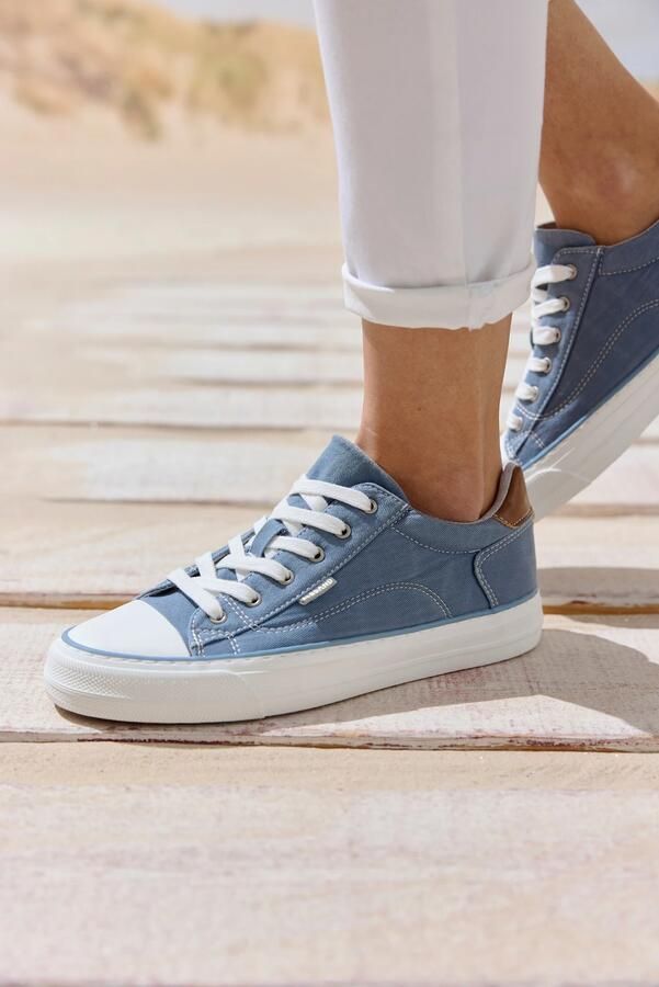 Elbsand Sneakers laag blauw bruin wit - Foto 5
