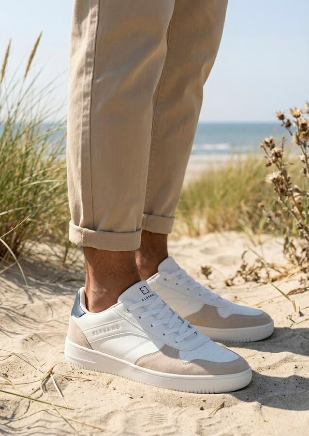 Elbsand Sneakers laag grijs wit - Foto 4