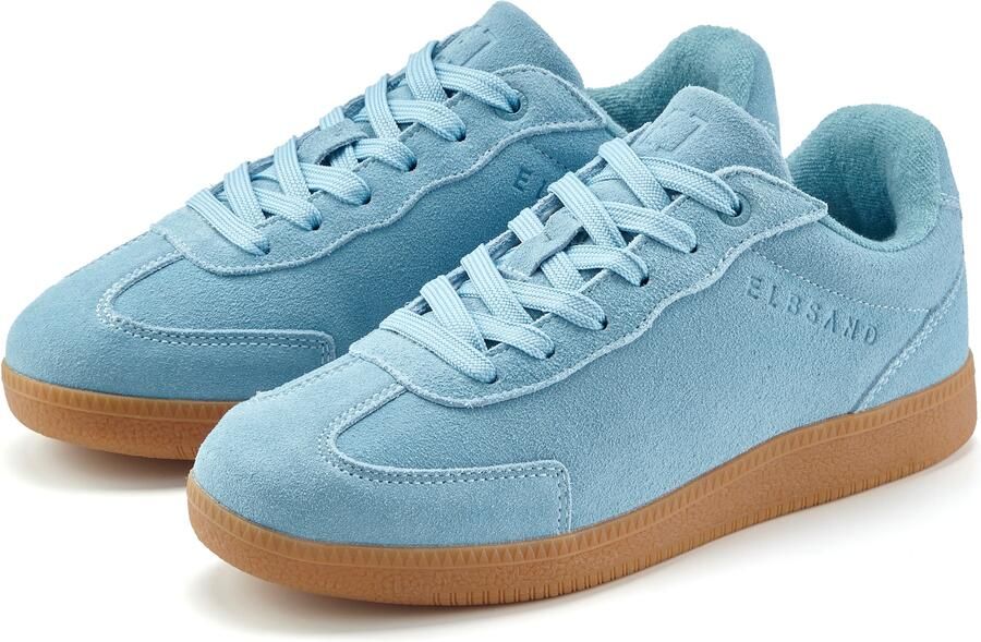 Elbsand Sneakers laag lichtblauw