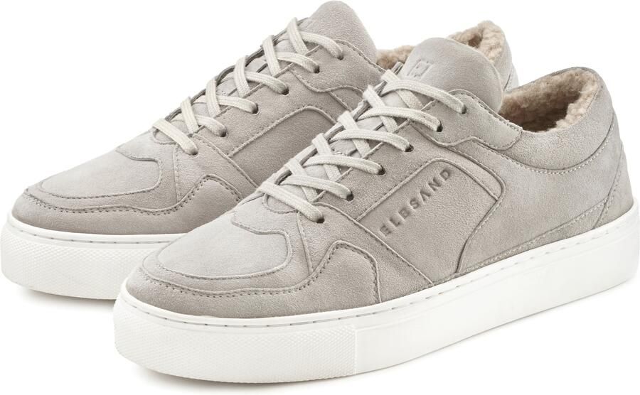 Elbsand Sneakers Wintersneaker veterschoen van leer met knuffelig binnenfutter - Foto 4