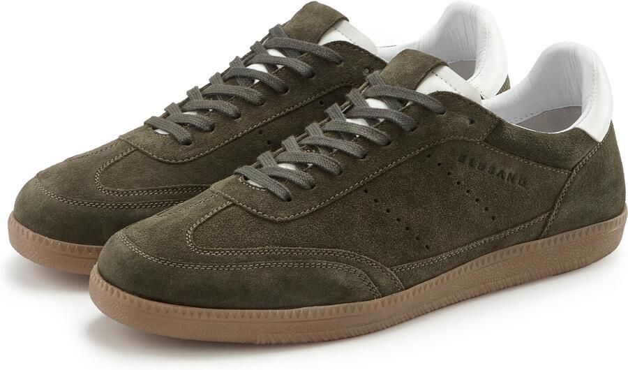 Elbsand Sneakers laag olijfgroen wit - Foto 4