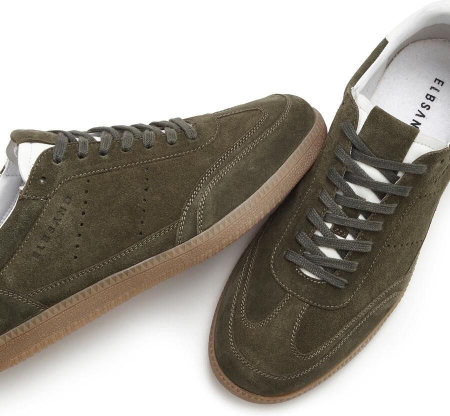 Elbsand Sneakers laag olijfgroen wit - Foto 3
